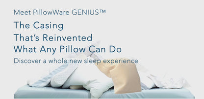 PillowWare™ Genius by SleepPower™: Pillow Height Adjusting Casing