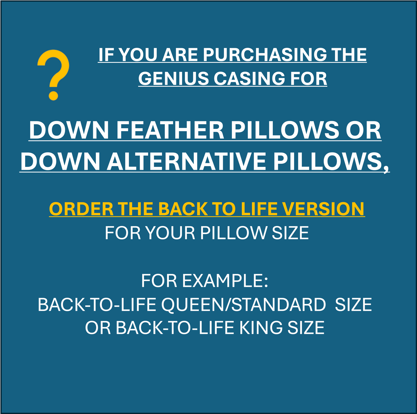 PillowWare™ Genius by SleepPower™: Pillow Height Adjusting Casing